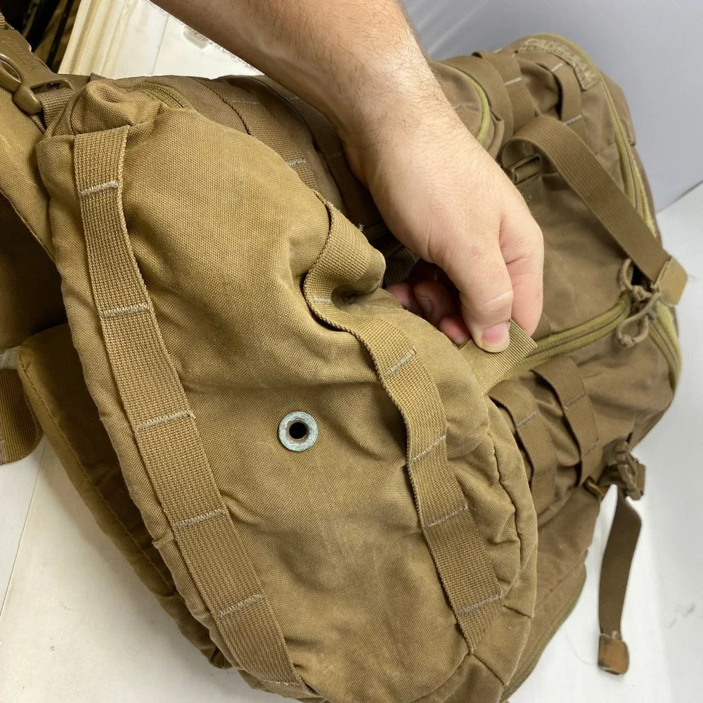 Camelbak Maximum Gear TriZip‎ Tactical Backpack Coyote Tan MOLLE Hiking Rucksack